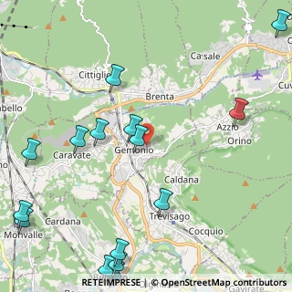 Mappa Via Gorizia, 21036 Gemonio VA, Italia (2.98267)