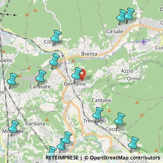 Mappa Via Gorizia, 21036 Gemonio VA, Italia (3.18357)