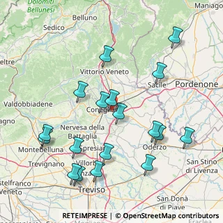 Mappa Via san, 31020 San Vendemiano TV, Italia (17.40111)