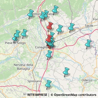 Mappa Via san, 31020 San Vendemiano TV, Italia (7.4665)