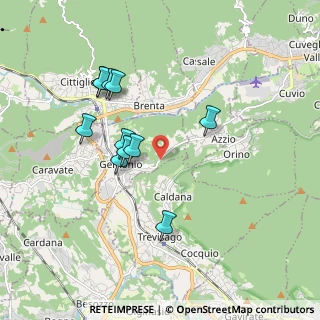 Mappa Via castelli, 21036 Gemonio VA, Italia (1.70545)