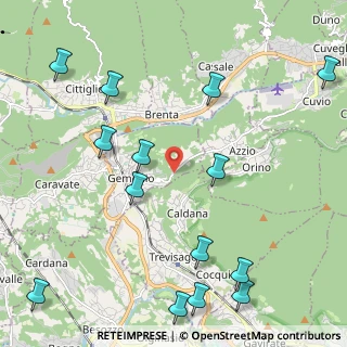Mappa Via castelli, 21036 Gemonio VA, Italia (2.76643)