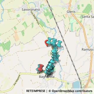 Mappa Via Fontane, 33079 Sesto al Reghena PN, Italia (0.94583)