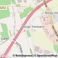 Map Gradisca d'Isonzo