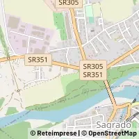 Map Gradisca d'Isonzo