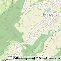 Karte Ronzo-Chienis