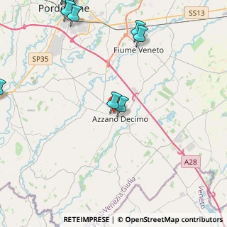 Mappa Via Don Milani, 33082 Azzano Decimo PN, Italia (6.71083)