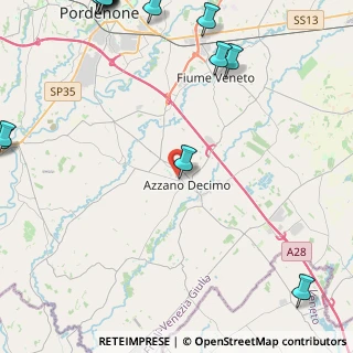Mappa Via Don Milani, 33082 Azzano Decimo PN, Italia (7.9195)