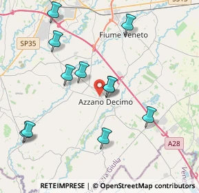 Mappa Via Don Milani, 33082 Azzano Decimo PN, Italia (4.08091)