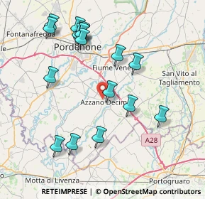 Mappa Via Don Milani, 33082 Azzano Decimo PN, Italia (8.31294)