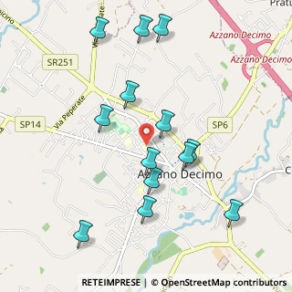 Mappa Via Don Milani, 33082 Azzano Decimo PN, Italia (1.02308)
