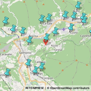 Mappa Viale Vittorio Veneto, 21030 Azzio VA, Italia (3.01)