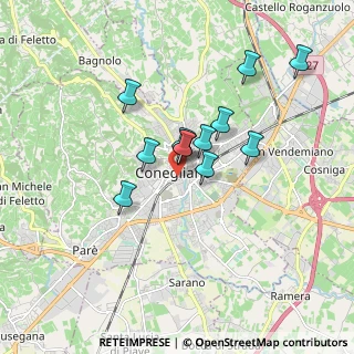 Mappa CAP, 31015 Conegliano TV, Italia (1.3325)
