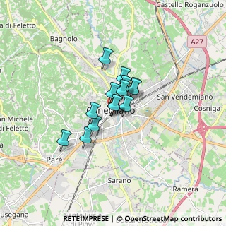 Mappa CAP, 31015 Conegliano TV, Italia (0.89733)