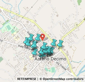 Mappa Via dei Gelsi, 33082 Azzano Decimo PN, Italia (0.3485)