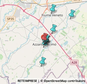 Mappa Via dei Gelsi, 33082 Azzano Decimo PN, Italia (1.92091)