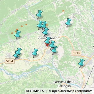 Mappa Via Marie Curie, 31053 Pieve di Soligo TV, Italia (3.81462)