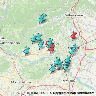 Mappa Via Marie Curie, 31053 Pieve di Soligo TV, Italia (6.58526)