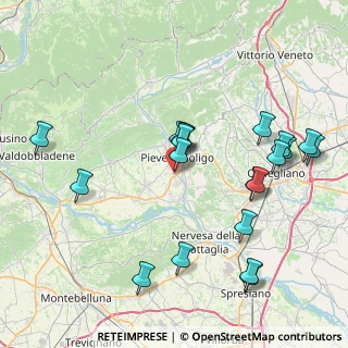 Mappa Via Marie Curie, 31053 Pieve di Soligo TV, Italia (8.5095)
