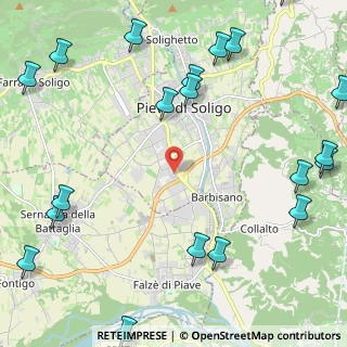 Mappa Via Marie Curie, 31053 Pieve di Soligo TV, Italia (3.2385)