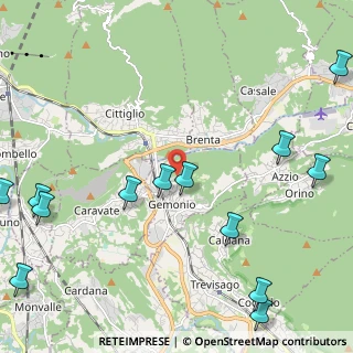 Mappa Via Foscolo, 21036 Gemonio VA, Italia (3.02692)