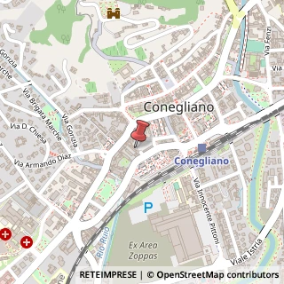 Mappa Piazza calvi pier fortunato 88, 31015 Conegliano, Treviso (Veneto)