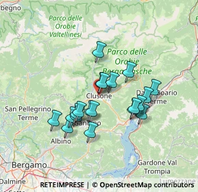 Mappa Via Don Bepo Vavassori, 24023 Clusone BG, Italia (11.2515)