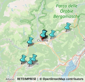 Mappa Via Don Bepo Vavassori, 24023 Clusone BG, Italia (5.54571)