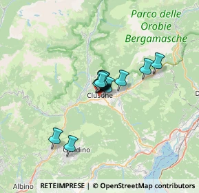 Mappa Via Don Bepo Vavassori, 24023 Clusone BG, Italia (3.54)