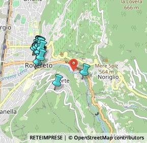 Mappa Via Cartiera, 38068 Rovereto TN, Italia (1.012)