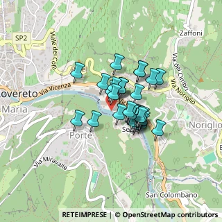 Mappa Via Cartiera, 38068 Rovereto TN, Italia (0.26667)