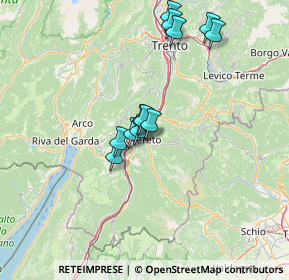 Mappa Via Cartiera, 38068 Rovereto TN, Italia (11.68)