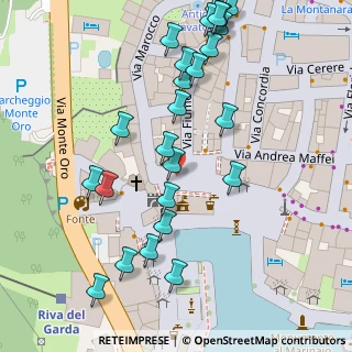 Mappa Piazza III Novembre, 38066 Riva del Garda TN, Italia (0.076)
