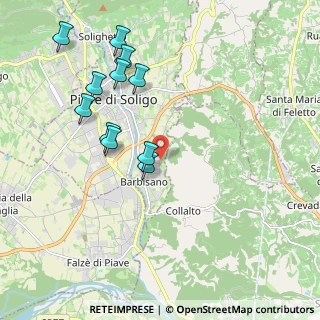 Mappa Via Toti dal Monte, 31053 Pieve di Soligo TV, Italia (2.03182)