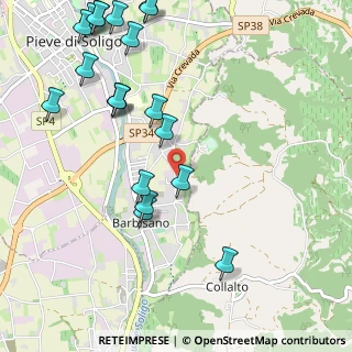 Mappa Via Toti dal Monte, 31053 Pieve di Soligo TV, Italia (1.312)