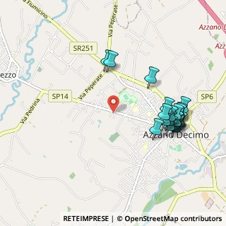 Mappa Via Rive Bassa, 33082 Azzano Decimo PN, Italia (1.0665)