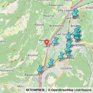 Mappa Via Cavalieri, 38060 Isera TN, Italia (2.42625)