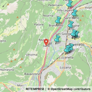 Mappa Via Cavalieri, 38060 Isera TN, Italia (2.46364)