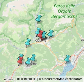 Mappa SP 53 della Valle Borlezza, 24023 Clusone BG, Italia (5.80308)