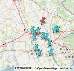 Mappa Palmanova Outlet Village, 33041 Aiello del Friuli UD, Italia (5.465)