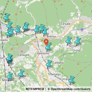 Mappa Via Pasubio, 21036 Gemonio VA, Italia (2.934)