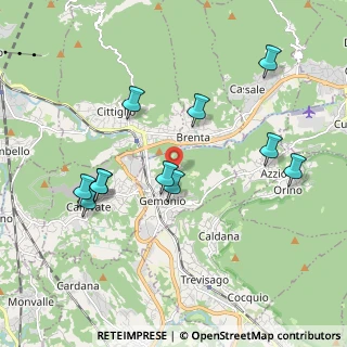 Mappa Via Pasubio, 21036 Gemonio VA, Italia (1.96909)
