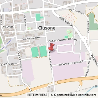 Mappa Via San Lucio, 39/b, 24023 Clusone, Bergamo (Lombardia)