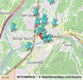 Mappa Via Udine, 38068 Rovereto TN, Italia (0.71154)