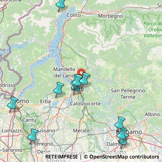 Mappa Via della Valsassina, 23900 Lecco LC, Italia (20.09364)