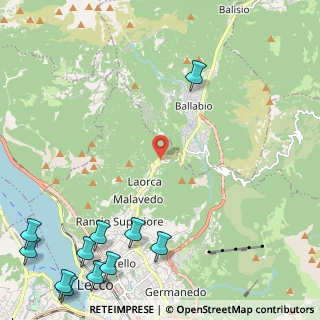 Mappa Via della Valsassina, 23900 Lecco LC, Italia (3.59182)