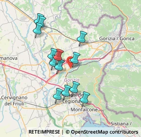 Mappa 141 d'Isonzo, 34072 Gradisca d'Isonzo GO, Italia (6.42154)