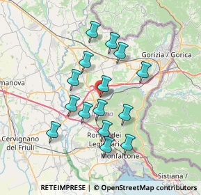 Mappa Viale Trieste, 34072 Gradisca d'Isonzo GO, Italia (6.186)