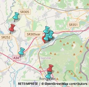 Mappa Viale Trieste, 34072 Gradisca d'Isonzo GO, Italia (4.95429)