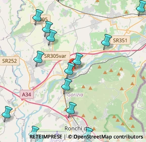 Mappa 141 d'Isonzo, 34072 Gradisca d'Isonzo GO, Italia (6.384)